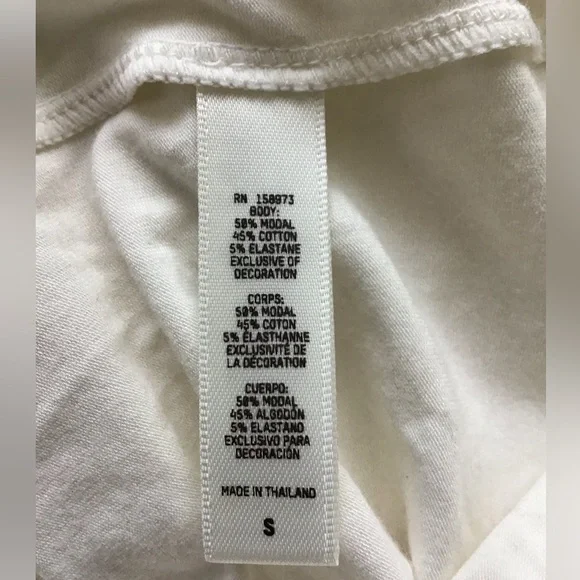 SKIMS Boyfriend Long Sleeve T-Shirt | Marble | Size S - Picture 9 of 9